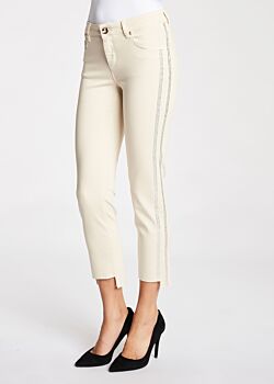 White Swan Trousers White Gaudì Jeans