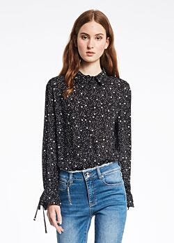 Stars Black-white Camicia in georgette Gaudì Jeans