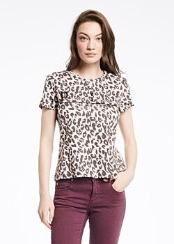 T shirt con stampa animalier Gaudì Jeans