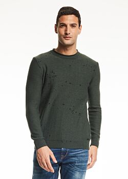 Maglione con stampa Gaudì Uomo