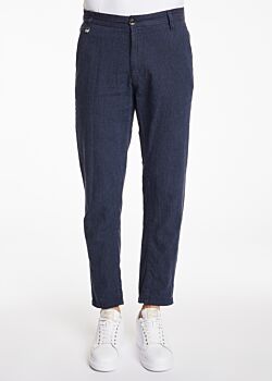 Pantalon chino en coton et lin Gaudì Homme