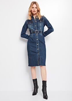 Denim shirt dress Gaudì Jeans