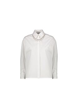 White G Long Sleeve Shirt Gaudì Fashion