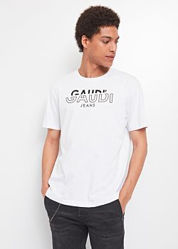 Jersey T-shirt with logo Gaudì Man