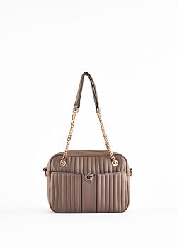 Pleated quilted shoulder bag Gaudì Fashion