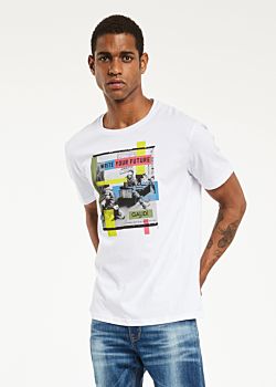 T-shirt con stampa fotografica Gaudì Uomo