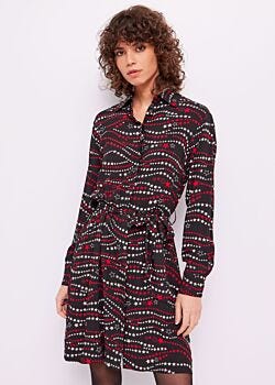 2495-2001-2101 Robe-chemise avec étoiles Gaudì Jeans