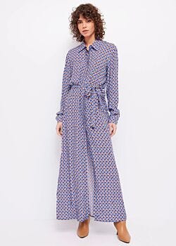 Shirt dress with geometric pattern Gaudì Jeans