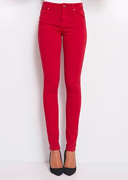 True Red Skinny twill trousers Gaudì Jeans