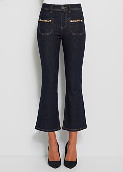 Unico Jean cropped patte d’éph Gaudì Jeans