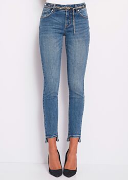 Skinny jeans with belt Gaudì Jeans