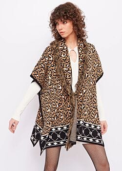 2350-2001-2131 Cappa animalier Gaudì Jeans