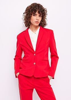 True Red Stretch blazer Gaudì Jeans
