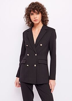 Black Double-breasted blazer Gaudì Jeans