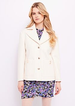 Bianco Cappotto con bottoni Gaudì Jeans