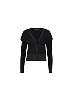 Black Cardigan a coste Gaudì Jeans