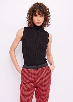 Black Top a collo alto Gaudì Jeans