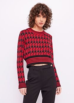 Houndstooth jumper Gaudì Jeans
