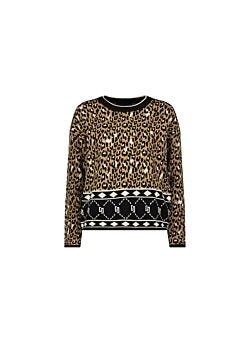 2350-2001-2131 Pull animalier Gaudì Jeans