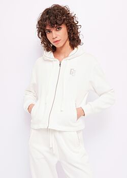 Felpa con perline e strass Gaudì Jeans