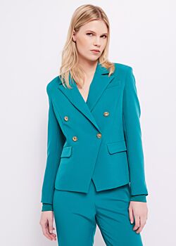 Quetzal Green Stretch blazer Gaudì Fashion