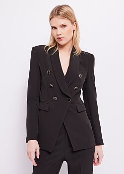 Black Double-breasted blazer Gaudì Fashion