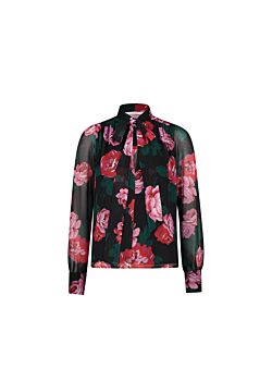 Black-red-green Floral shirt Gaudì Fashion