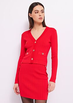 High Risk Red Knit cardigan Gaudì Fashion