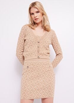 Creme Brulee-lurex Twin set lurex Gaudì Fashion