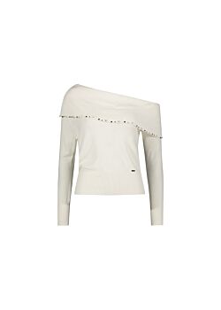 Bianco Maglia in misto lana e cashmere Gaudì Fashion