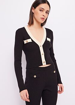Black-tofu Knit cardigan Gaudì Fashion