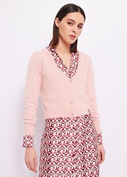 Pale Blush Cardigan in misto lana e cashmere Gaudì Fashion