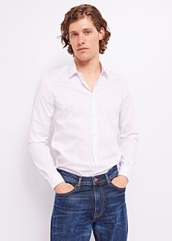 White Camicia slim fit Gaudì Uomo
