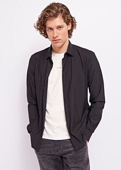Black Chemise stretch Gaudì Homme