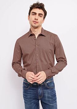 Camel/night Shirt with print Gaudì Muzi