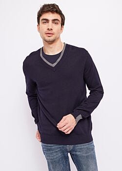 Night Sky Maglia a V Gaudì Uomo
