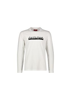 Long-sleeved T-shirt with logo Gaudì Uomo