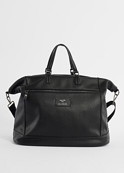 Black Faux-leather duffel bag Gaudì Fashion