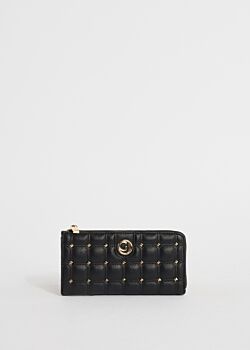 Quilted wallet with studs Gaudì Fashion