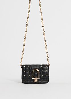 Mini crossbody matelassé con borchie Gaudì Fashion