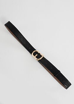 Ceinture matelassée avec boucle à logo Gaudì Fashion
