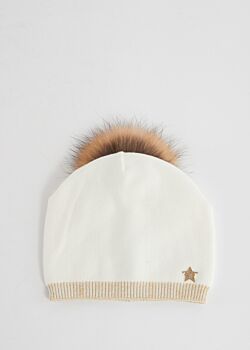 Beanie with pom-pom Gaudì Fashion