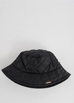 Black Quilted bucket hat Gaudì Fashion