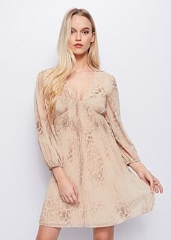 Almond Milk Print Animal-print dress Gaudì Jeans