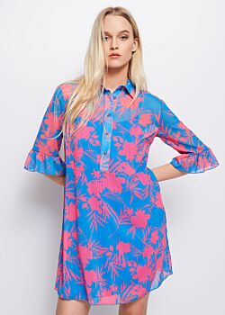 Dress with tropical print Gaudì Jeans