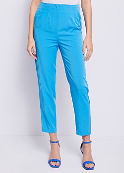Ibiza Blue Trousers in fluid fabric Gaudì Jeans