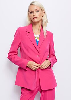 Pink Peacock Blazer stretch Gaudì Fashion
