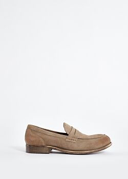 Taupe Mocassini in pelle scamosciata Gaudì Fashion