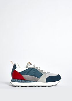 Navy Sneaker running in pelle e nylon Gaudì Fashion
