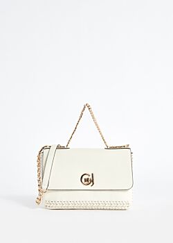 Faux-leather crossbody bag with logo Gaudì Fashion